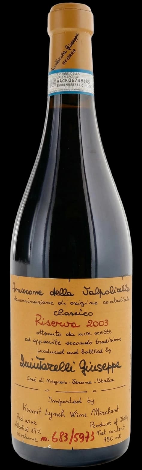 Amarone della Valpolicella Quintarelli Riserva 2003
