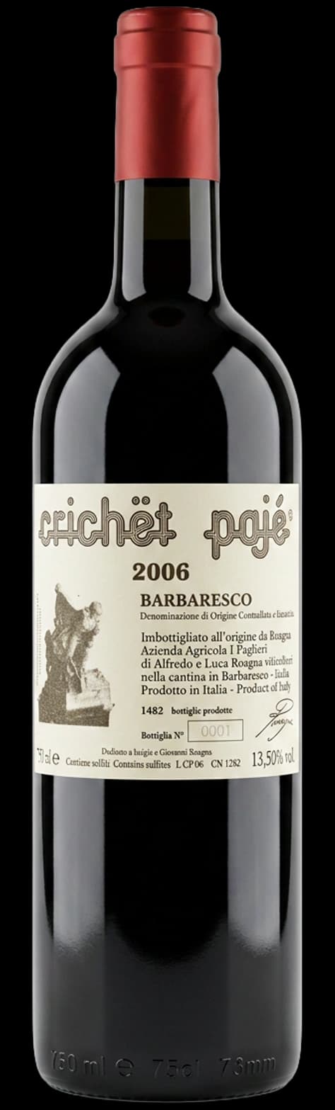 Barbaresco Crichet Paje 2006