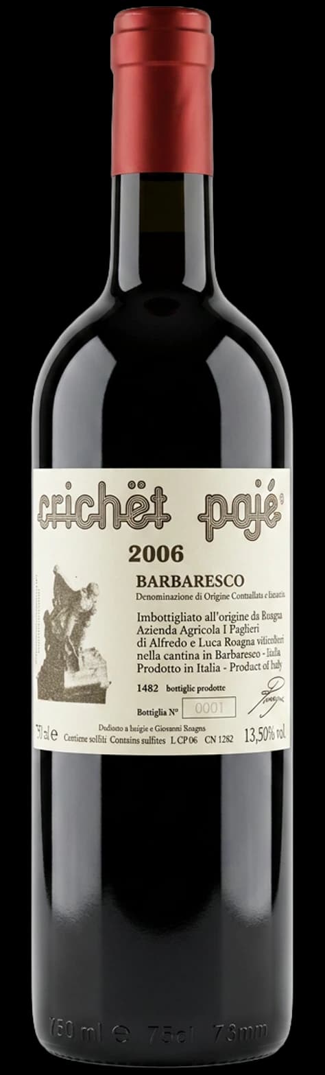 Barbaresco Crichet Paje 2006