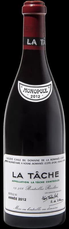La Tâche Grand Cru Domaine de la Romanée Conti 2012